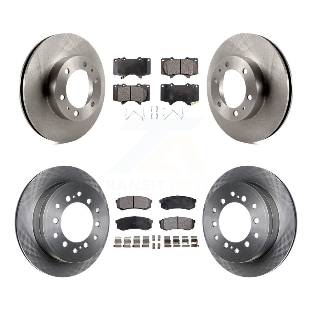 [Avant + Arrière] Kit de Disque et plaquette (céramique) de frein pour 2010-2014 Toyota FJ Cruiser K8T-101479