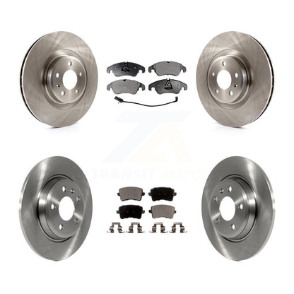 [Avant + Arrière] Kit de Disque et plaquette (céramique) de frein pour 2009-2010 Audi Q5 avec 345mm Diameter Rotor K8T-101481