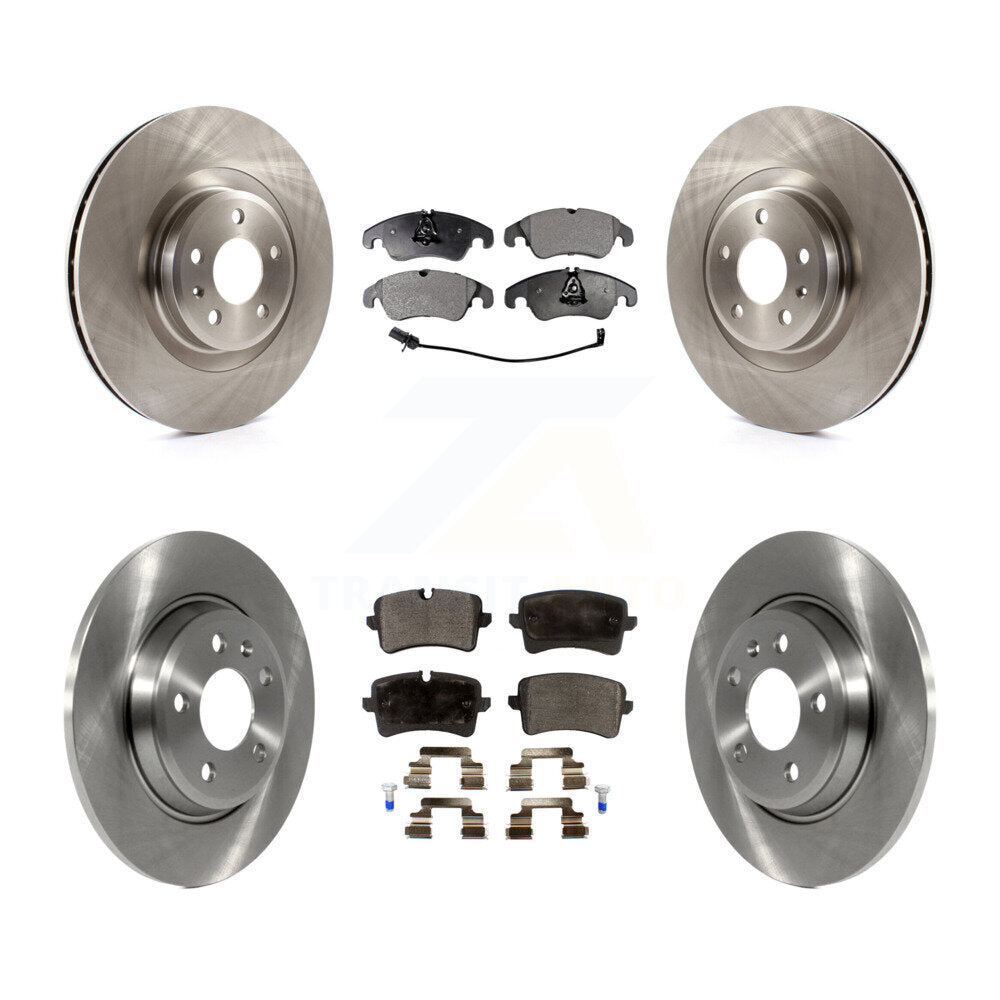 [Avant + Arrière] Kit de Disque et plaquette (céramique) de frein pour 2013 Audi A6 avec 345mm Diameter Rotor K8T-101482