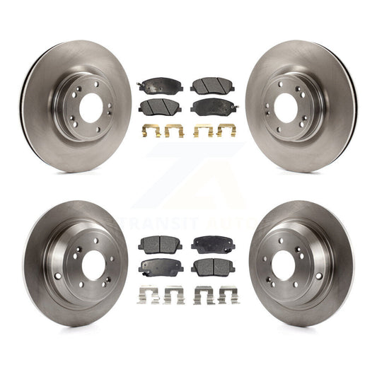 [Avant + Arrière] Kit de Disque et plaquette (céramique) de frein pour Hyundai Genesis 3.8L K8T-101492