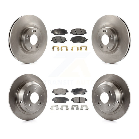 [Avant + Arrière] Kit de Disque et plaquette (céramique) de frein pour 2012 Hyundai Genesis 3.8L K8T-101494