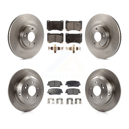 [Avant + Arrière] Kit de Disque et plaquette (céramique) de frein pour Hyundai Genesis 4.6L K8T-101495