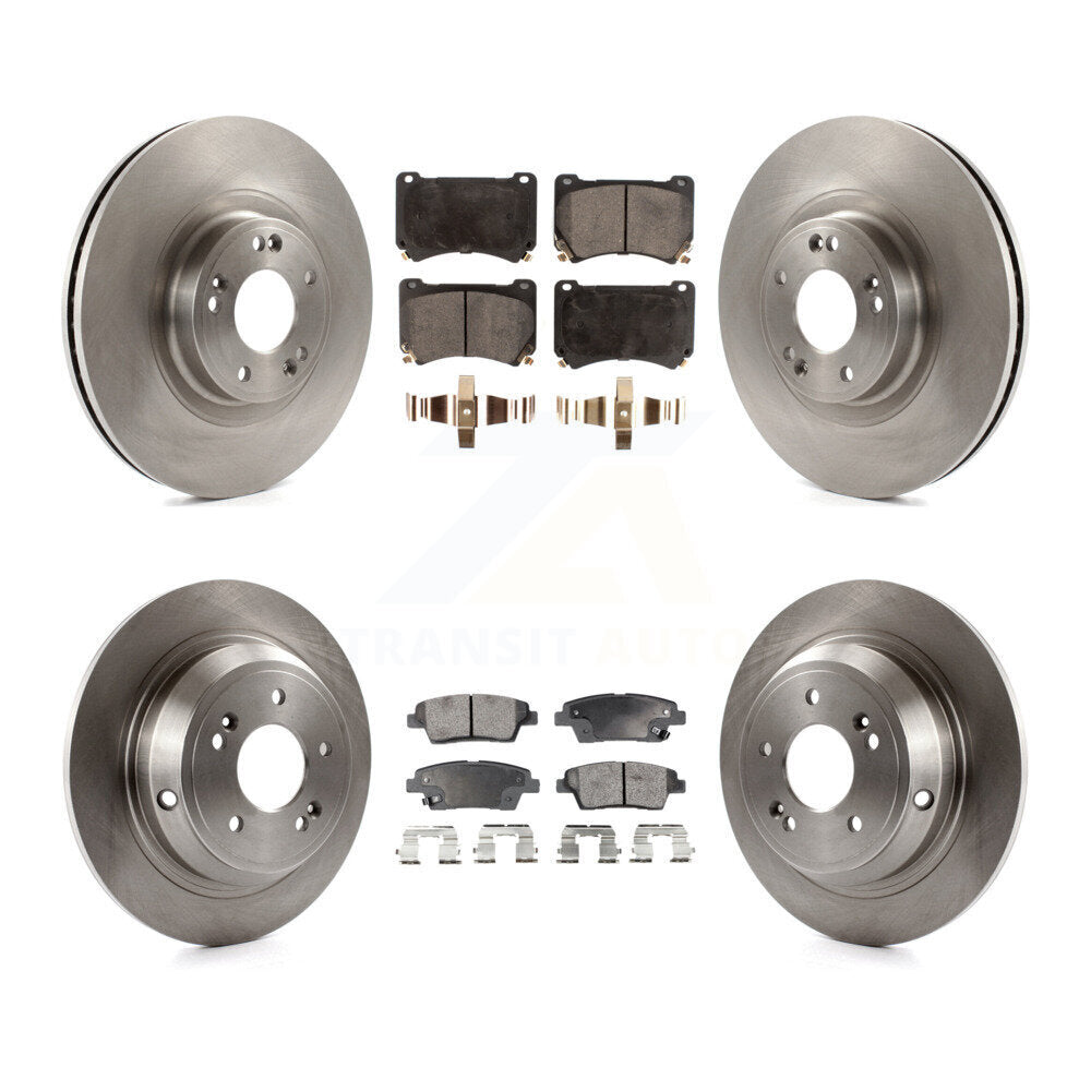 [Avant + Arrière] Kit de Disque et plaquette (céramique) de frein pour Hyundai Genesis K8T-101496