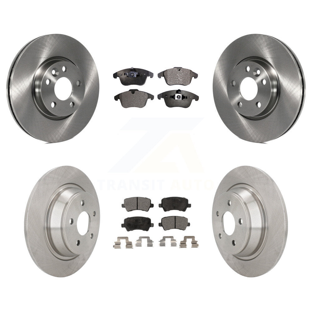 [Avant + Arrière] Kit de Disque et plaquette (céramique) de frein pour 2012-2015 Land Rover Range Evoque K8T-101499
