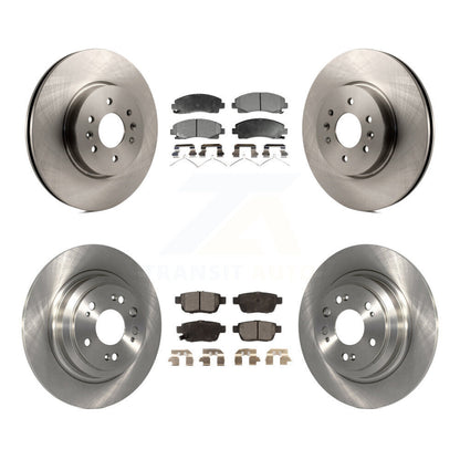 [Avant + Arrière] Kit de Disque et plaquette (céramique) de frein pour 2009-2014 Acura TL K8T-101503