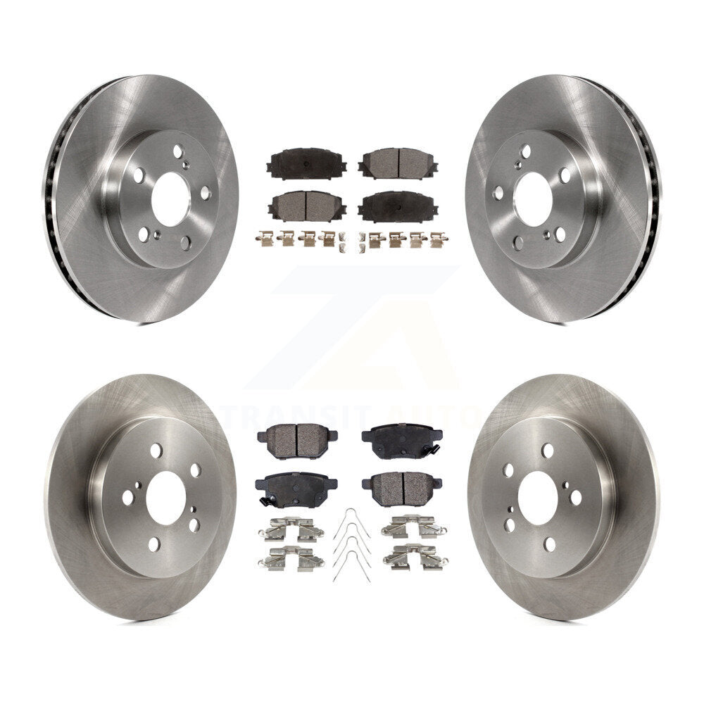[Avant + Arrière] Kit de Disque et plaquette (céramique) de frein pour Toyota Prius Lexus CT200h Plug-In K8T-101505