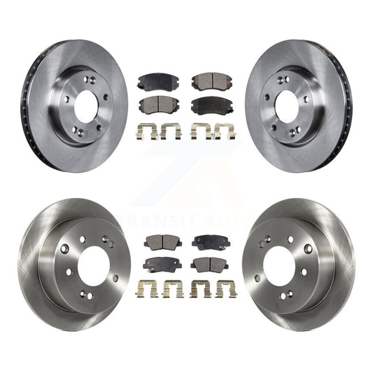 [Avant + Arrière] Kit de Disque et plaquette (céramique) de frein pour 2010-2011 Kia Soul 2.0L K8T-101509