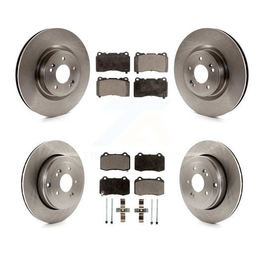 [Avant + Arrière] Kit de Disque et plaquette (céramique) de frein pour Hyundai Genesis Coupe K8T-101510