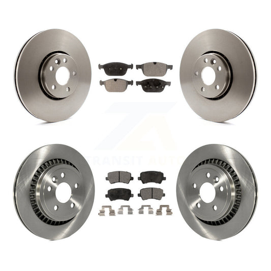 [Avant + Arrière] Kit de Disque et plaquette (céramique) de frein pour 2010-2015 Volvo XC60 K8T-101512