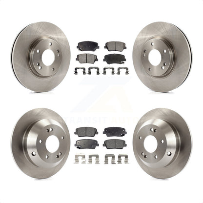 [Avant + Arrière] Kit de Disque et plaquette (céramique) de frein pour Kia Sorento Hyundai Santa Fe K8T-101513 par Transit Auto