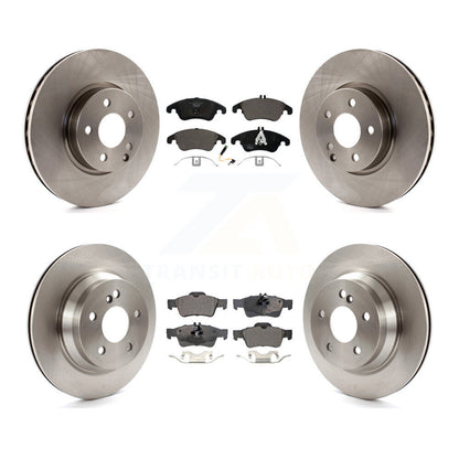 [Avant + Arrière] Kit de Disque et plaquette (céramique) de frein pour Mercedes-Benz E350 E400 avec 322mm Diameter Rotor K8T-101519