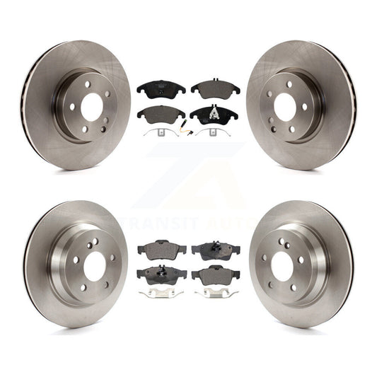 [Avant + Arrière] Kit de Disque et plaquette (céramique) de frein pour Mercedes-Benz E350 E400 avec 322mm Diameter Rotor K8T-101519