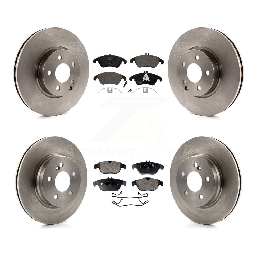[Avant + Arrière] Kit de Disque et plaquette (céramique) de frein pour Mercedes-Benz E350 C300 C350 K8T-101520