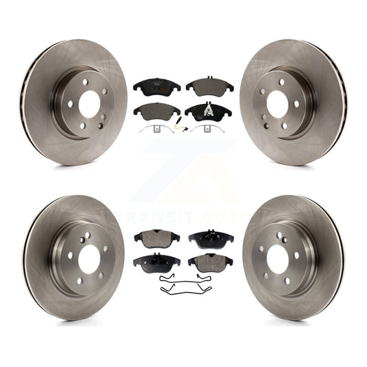 [Avant + Arrière] Kit de Disque et plaquette (céramique) de frein pour Mercedes-Benz E350 C300 C350 K8T-101520