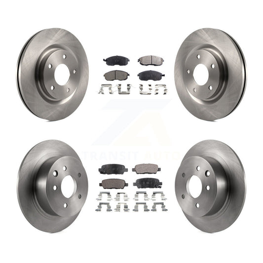 [Avant + Arrière] Kit de Disque et plaquette (céramique) de frein pour Nissan Sentra Juke K8T-101524