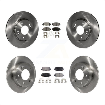 [Avant + Arrière] Kit de Disque et plaquette (céramique) de frein pour Kia Forte Hyundai Elantra GT Forte5 Koup K8T-101528 par Transit Auto
