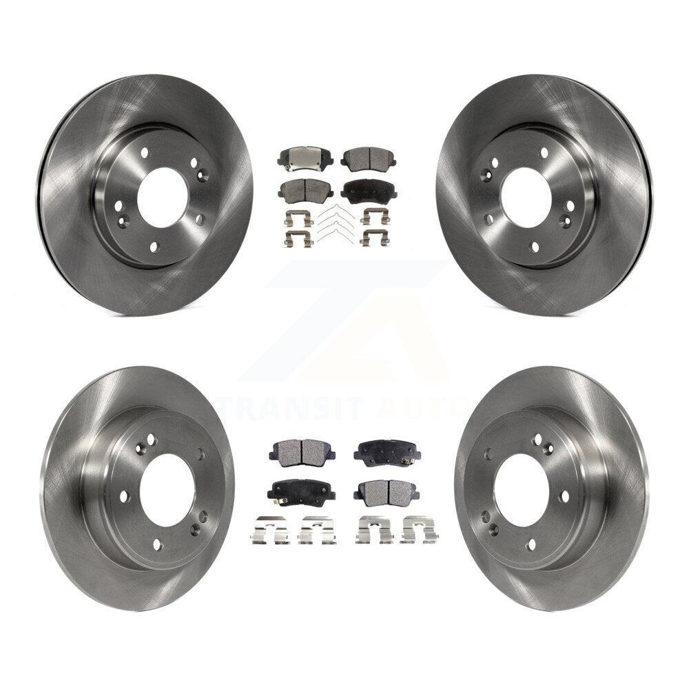 [Avant + Arrière] Kit de Disque et plaquette (céramique) de frein pour Kia Forte Hyundai Elantra GT Forte5 Koup K8T-101528