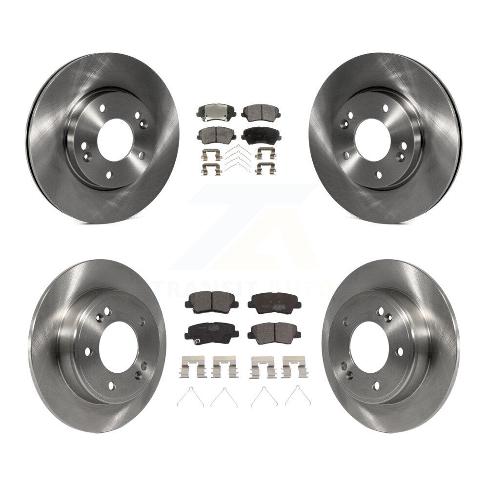 [Avant + Arrière] Kit de Disque et plaquette (céramique) de frein pour Hyundai Veloster Elantra GT K8T-101529