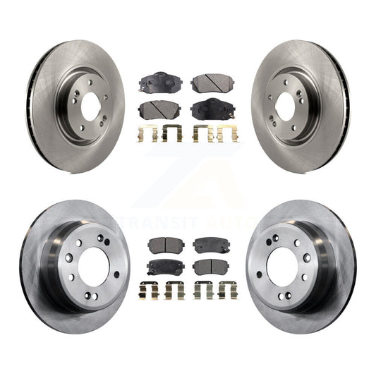 [Avant + Arrière] Kit de Disque et plaquette (céramique) de frein pour 2015 Hyundai Tucson FWD avec FUEL CELL EV (FCEV) engine K8T-101533