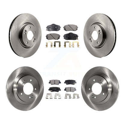 [Avant + Arrière] Kit de Disque et plaquette (céramique) de frein pour Hyundai Sonata Kia Cadenza avec Electric Parking K8T-101534