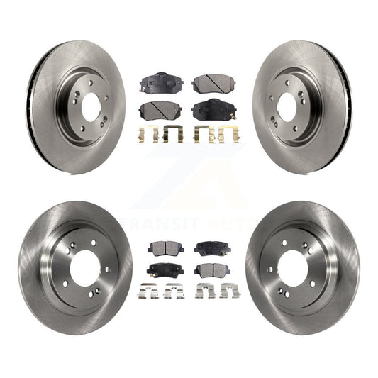 [Avant + Arrière] Kit de Disque et plaquette (céramique) de frein pour Hyundai Sonata Kia Cadenza avec Electric Parking K8T-101534