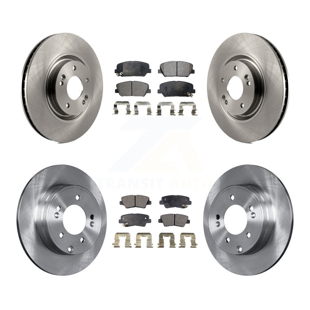 [Avant + Arrière] Kit de Disque et plaquette (céramique) de frein pour Kia Optima 2.0L K8T-101535