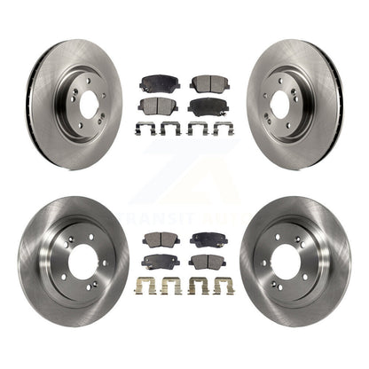 [Avant + Arrière] Kit de Disque et plaquette (céramique) de frein pour 2016-2017 Hyundai Azera Limited K8T-101538