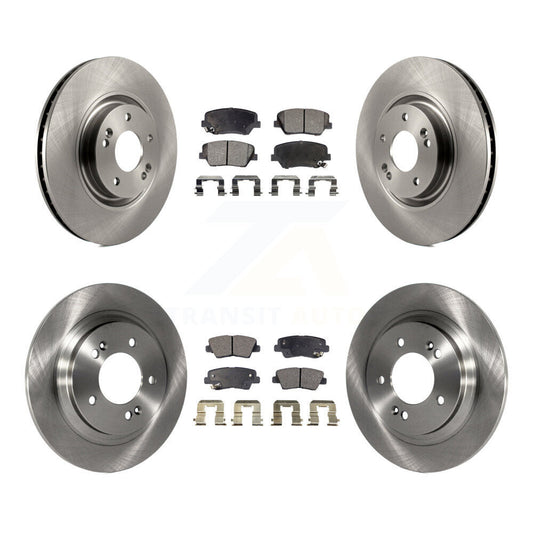 [Avant + Arrière] Kit de Disque et plaquette (céramique) de frein pour 2016-2017 Hyundai Azera Limited K8T-101538