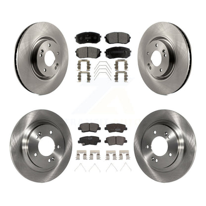 [Avant + Arrière] Kit de Disque et plaquette (céramique) de frein pour Kia Optima avec Electric Parking K8T-101541