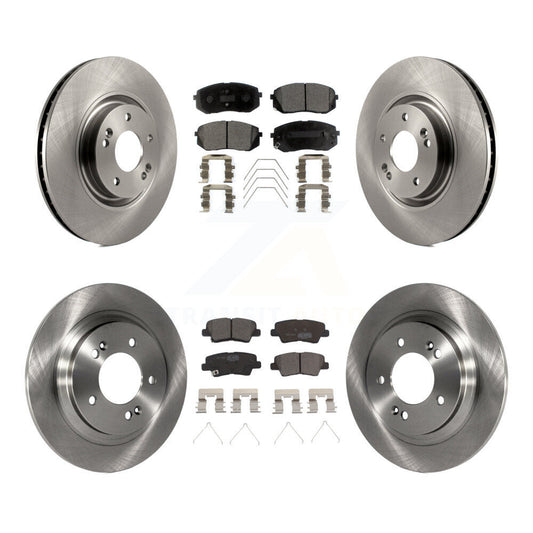[Avant + Arrière] Kit de Disque et plaquette (céramique) de frein pour Kia Optima avec Electric Parking K8T-101541