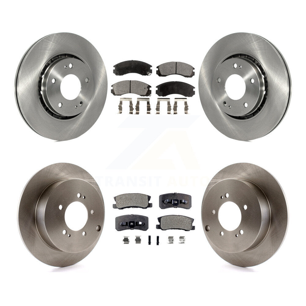 [Avant + Arrière] Kit de Disque et plaquette (céramique) de frein pour Mitsubishi Lancer K8T-101545