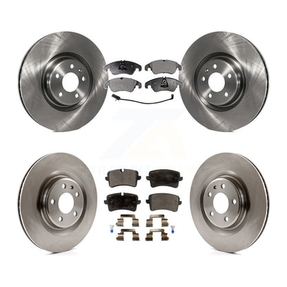 [Avant + Arrière] Kit de Disque et plaquette (céramique) de frein pour 2014 Audi A6 avec 356mm Diameter Rotor K8T-101546
