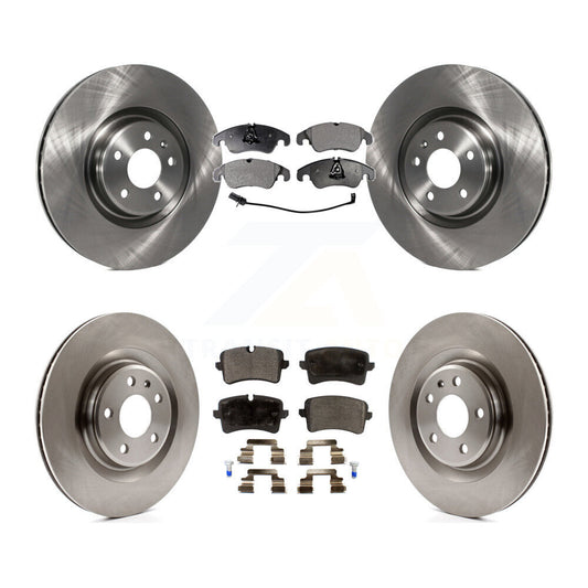 [Avant + Arrière] Kit de Disque et plaquette (céramique) de frein pour 2014 Audi A6 avec 356mm Diameter Rotor K8T-101546