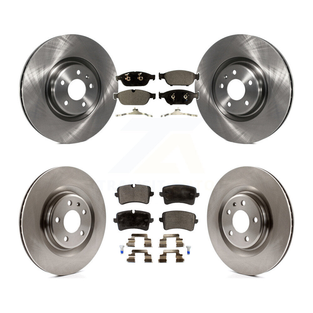 [Avant + Arrière] Kit de Disque et plaquette (céramique) de frein pour Audi A6 Quattro A7 K8T-101547