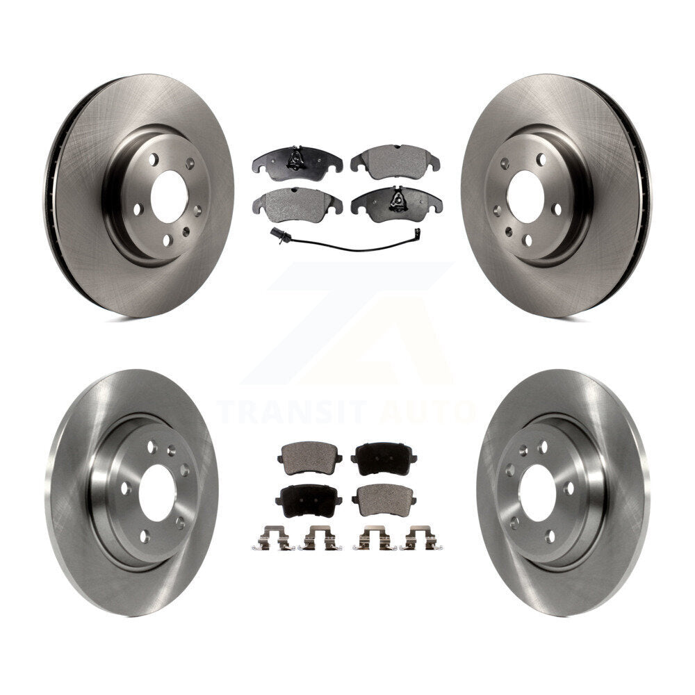 [Avant + Arrière] Kit de Disque et plaquette (céramique) de frein pour Audi A4 Q5 A5 Quattro allroad K8T-101548