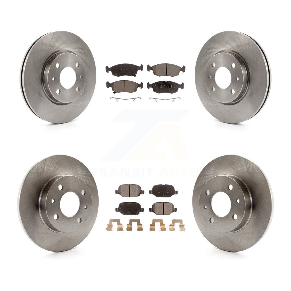 [Avant + Arrière] Kit de Disque et plaquette (céramique) de frein pour Fiat 500 K8T-101551
