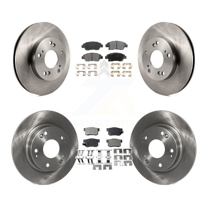 [Avant + Arrière] Kit de Disque et plaquette (céramique) de frein pour 2013-2015 Acura ILX 1.5L K8T-101553