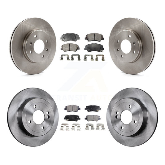 [Avant + Arrière] Kit de Disque et plaquette (céramique) de frein pour Hyundai Accent Kia Rio K8T-101559