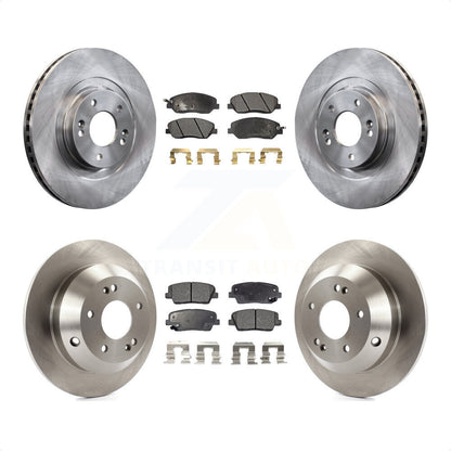 [Avant + Arrière] Kit de Disque et plaquette (céramique) de frein pour 2013-2016 Hyundai Santa Fe XL 3.3L K8T-101564 par Transit Auto