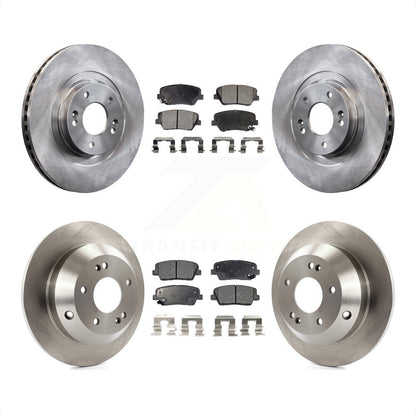 [Avant + Arrière] Kit de Disque et plaquette (céramique) de frein pour Hyundai Santa Fe Sport Kia Sorento K8T-101565 par Transit Auto