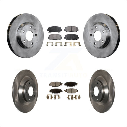 [Avant + Arrière] Kit de Disque et plaquette (céramique) de frein pour 2015 Mazda CX-5 avec Electric Parking K8T-101567 par Transit Auto