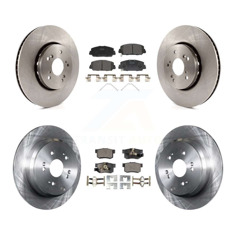 [Avant + Arrière] Kit de Disque et plaquette (céramique) de frein pour 2013-2018 Acura RDX K8T-101569