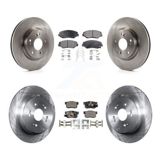 [Avant + Arrière] Kit de Disque et plaquette (céramique) de frein pour 2012-2016 Honda CR-V FWD K8T-101574
