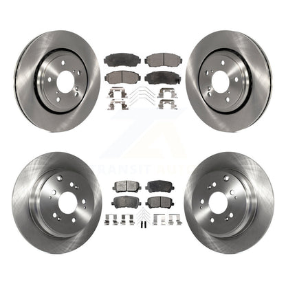 [Avant + Arrière] Kit de Disque et plaquette (céramique) de frein pour 2015-2017 Honda Odyssey K8T-101576