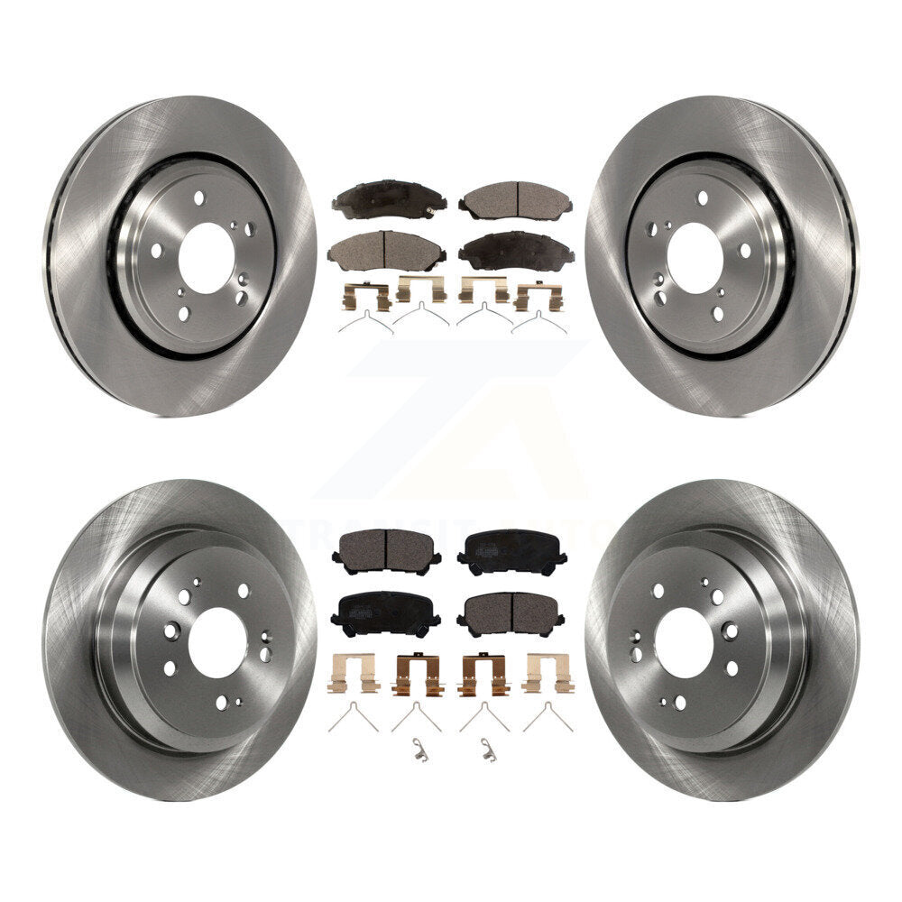 [Avant + Arrière] Kit de Disque et plaquette (céramique) de frein pour Honda Pilot Ridgeline K8T-101577