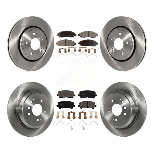[Avant + Arrière] Kit de Disque et plaquette (céramique) de frein pour Honda Pilot Ridgeline K8T-101577