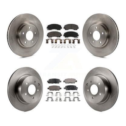 [Avant + Arrière] Kit de Disque et plaquette (céramique) de frein pour 2016-2017 INFINITI QX50 K8T-101580