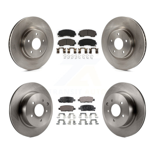 [Avant + Arrière] Kit de Disque et plaquette (céramique) de frein pour 2016-2017 INFINITI QX50 K8T-101580