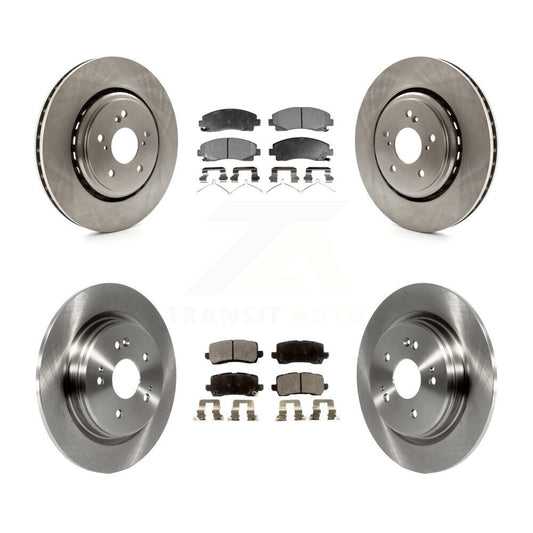 [Avant + Arrière] Kit de Disque et plaquette (céramique) de frein pour 2015-2020 Acura TLX K8T-101581