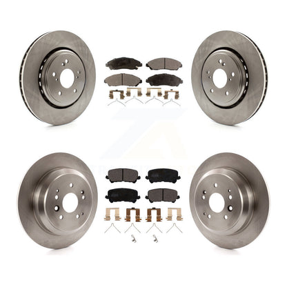 [Avant + Arrière] Kit de Disque et plaquette (céramique) de frein pour 2014-2016 Acura MDX K8T-101582